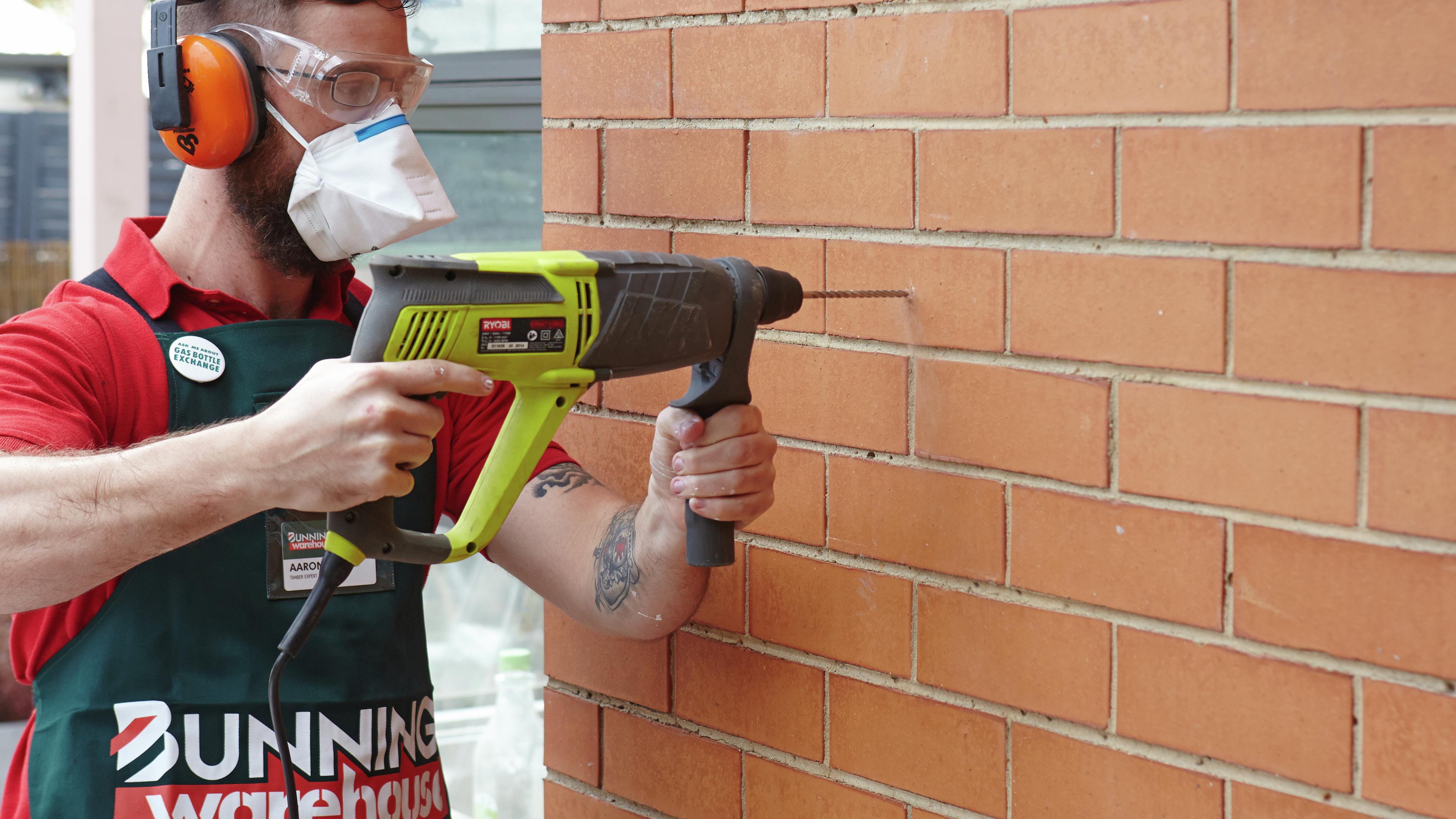 Can you drill into 2025 brick without a hammer drill