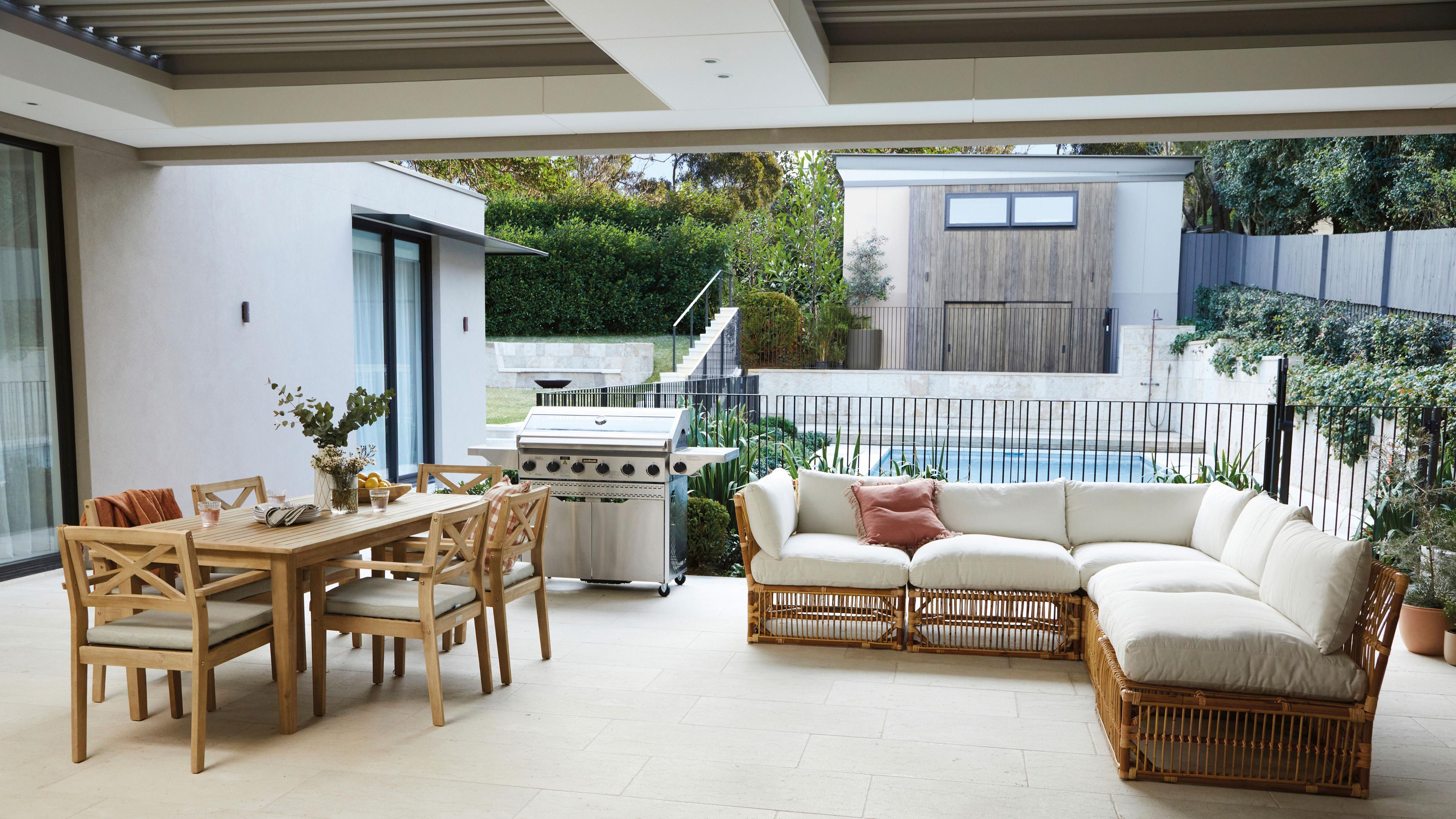 Outdoor table and discount bench seats bunnings