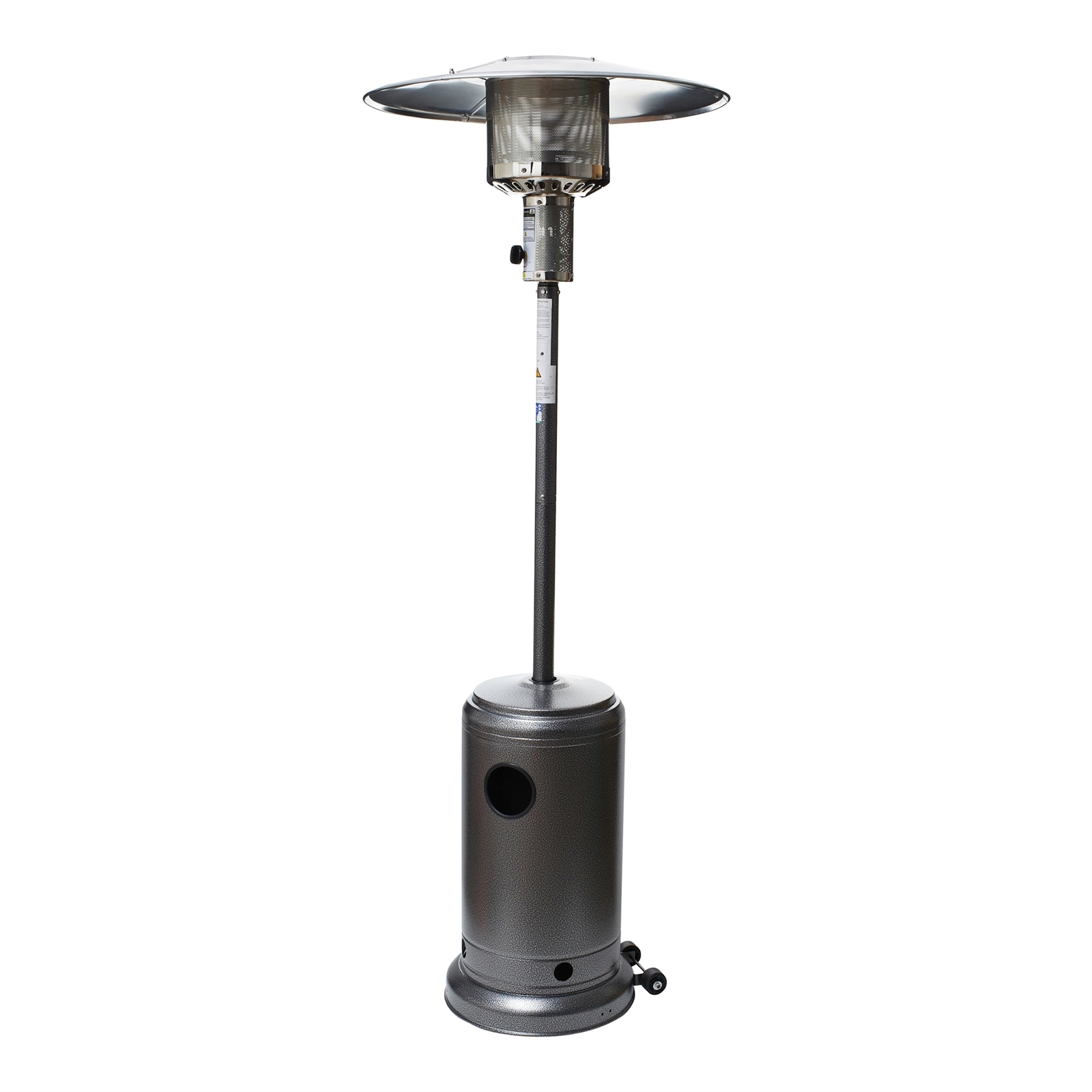 Fiammetta Hammered Patio Heater Black Bunnings Australia