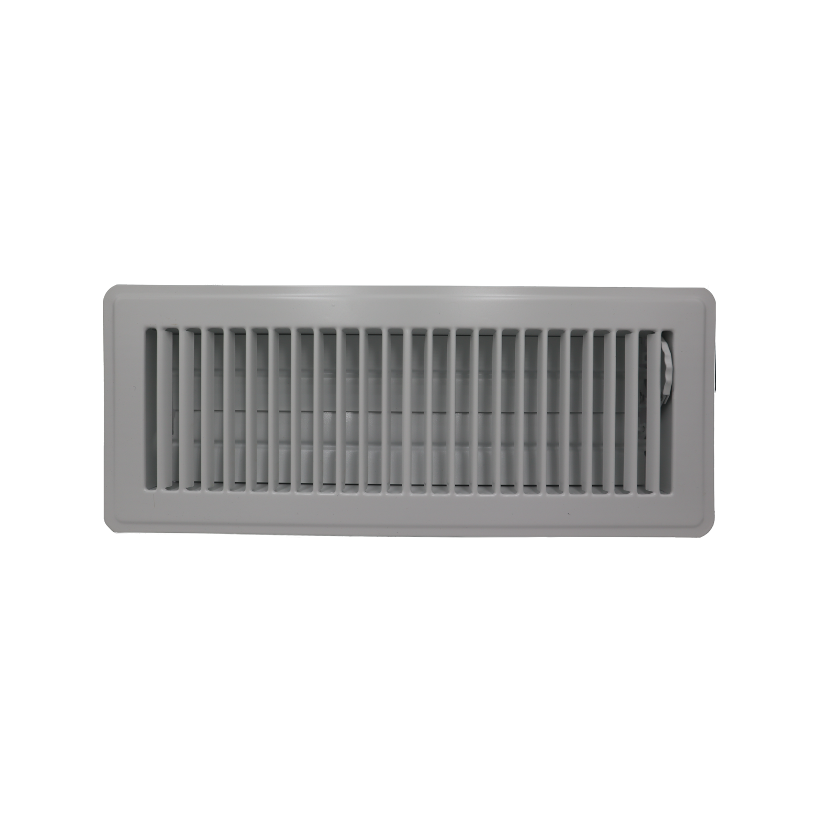 Accord 10 x 30cm White Metal Louvered Floor Vent - Bunnings Australia