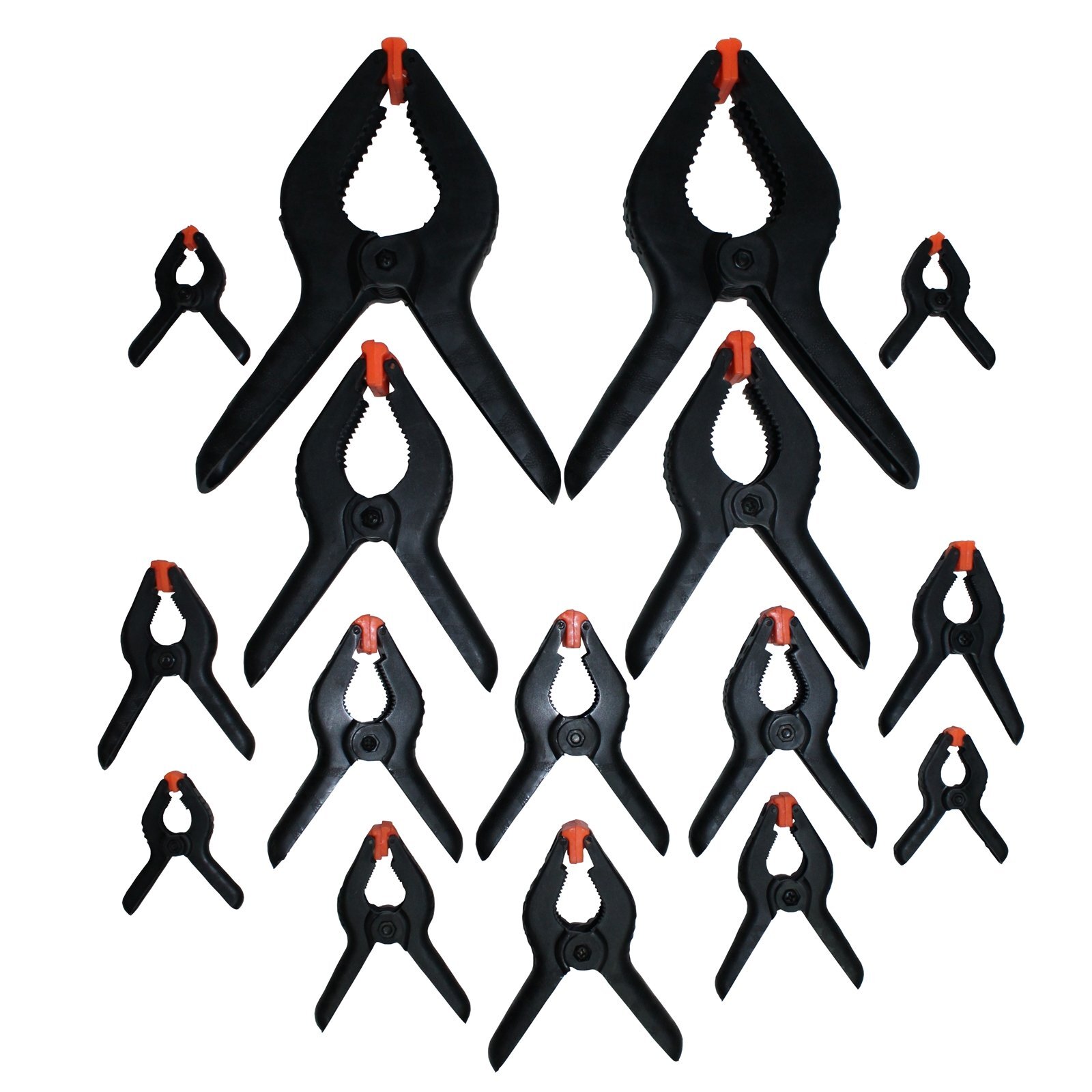 Craftright Assorted Nylon Spring Clamp 16 Pack Bunnings Australia