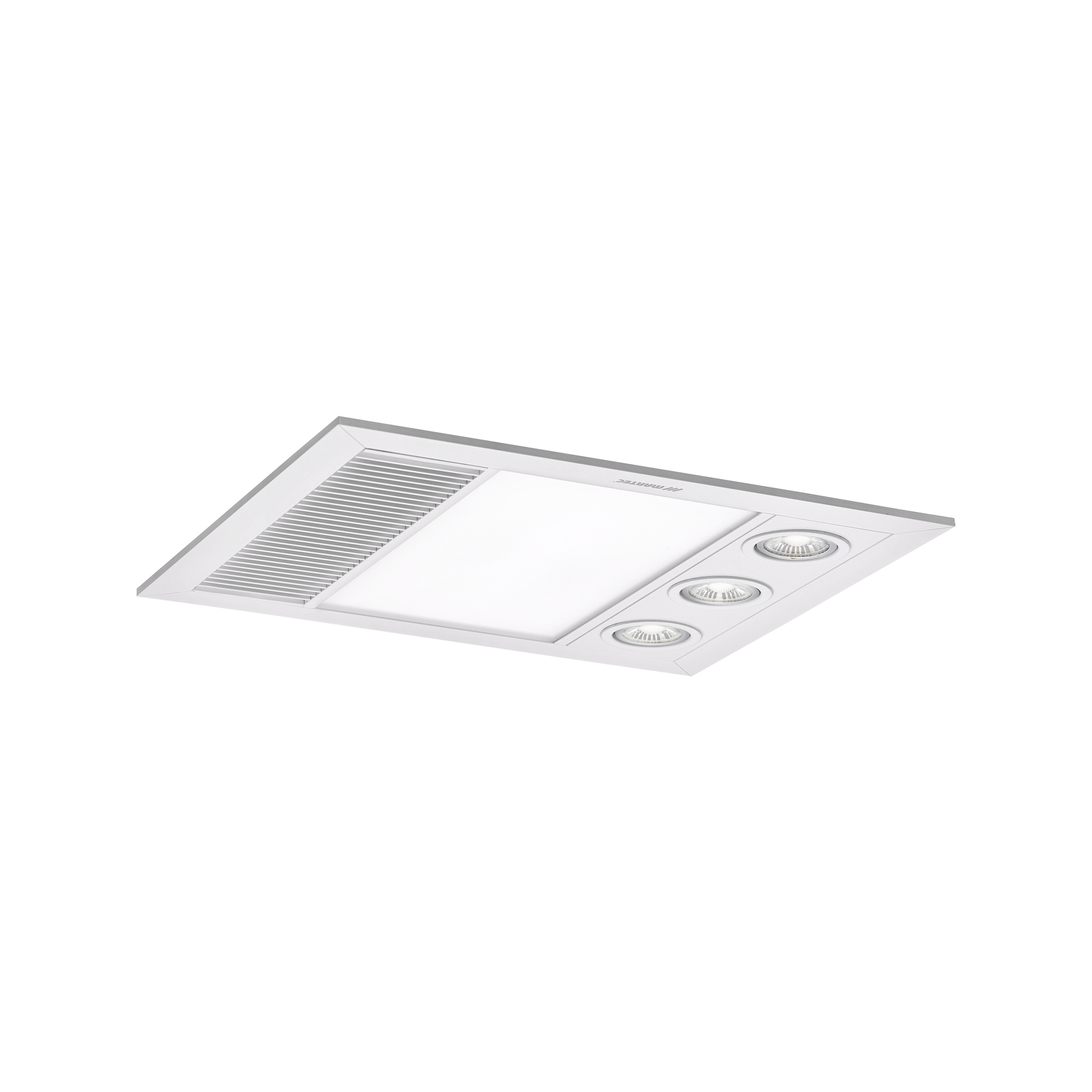 Martec 40W Linear Mini 3-in-1 Bathroom Heater, Exhaust Fan And Heat Lamps -  Bunnings Australia