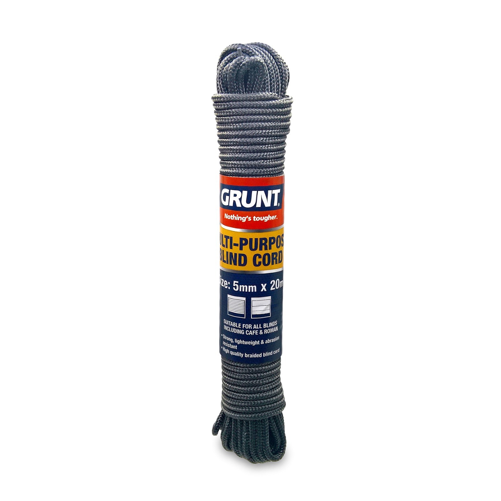 GRUNT 5mm x 20m Charcoal Outdoor Blind Cord - Bunnings Australia