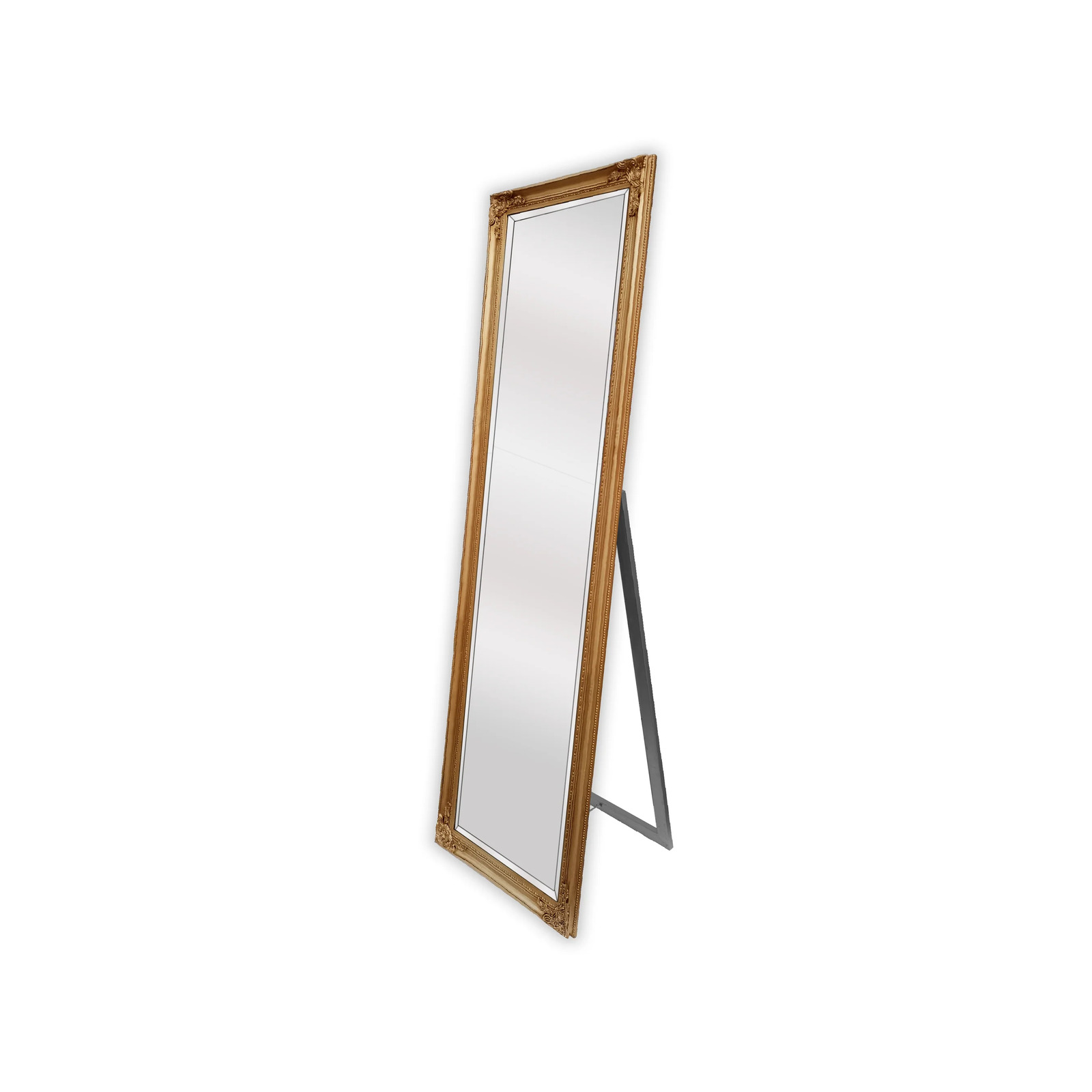 French Gold Provincial Ornate Full Length Mirror Free Standing 50x170