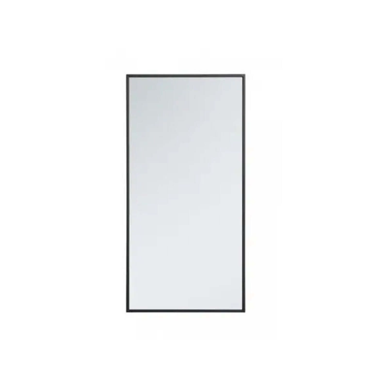 Rectangular Modern Black Full Length Large Metal Mirror 90x190