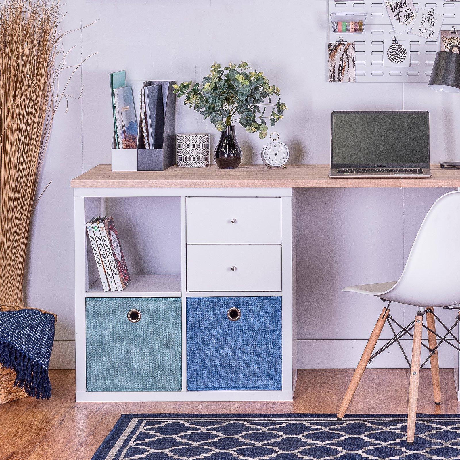 Flexi Storage Clever Cube 335 x 376 x 335mm 2 Drawer Insert Gloss