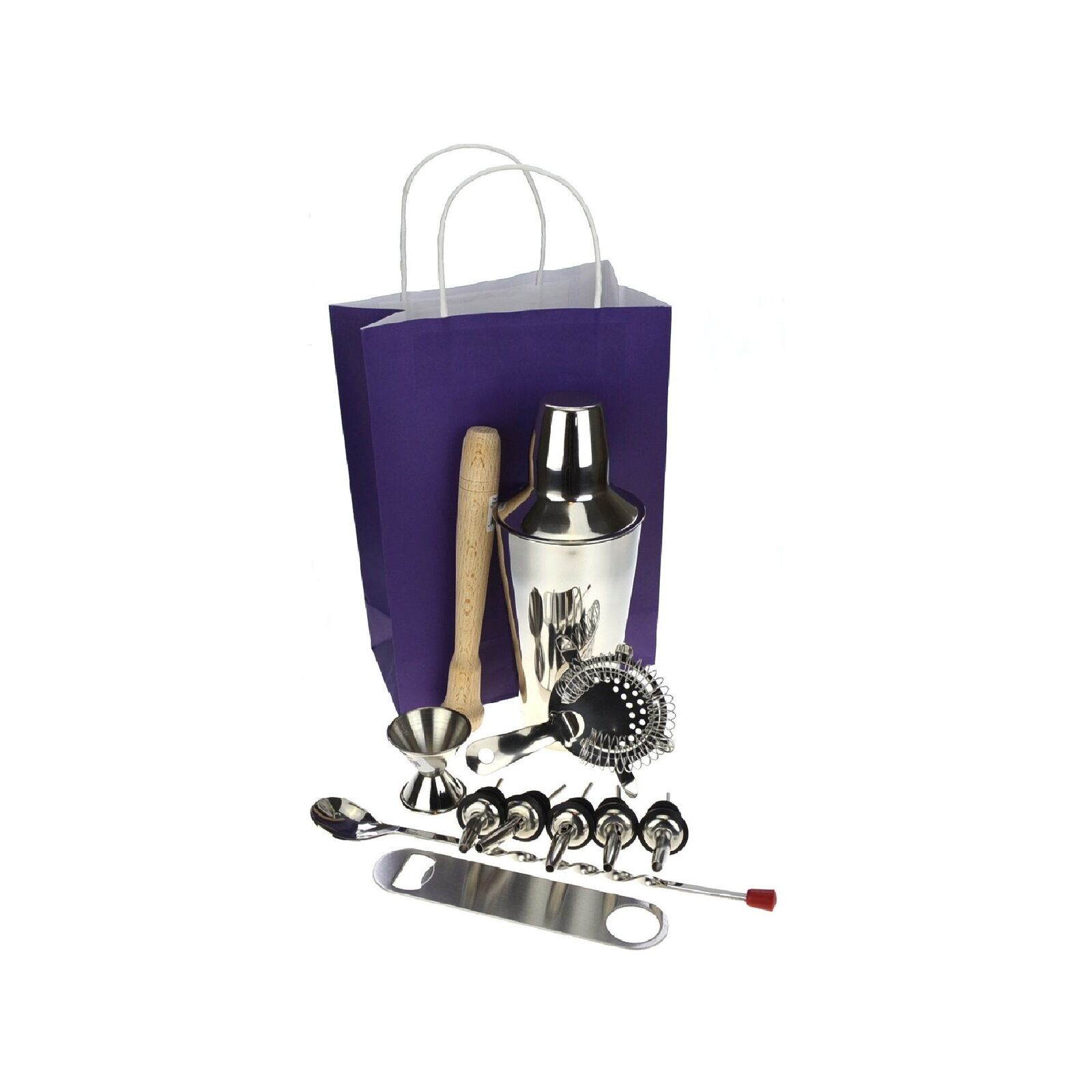 10 Piece Cocktail Shaker Set SS With Free Bar Blade Bunnings Australia