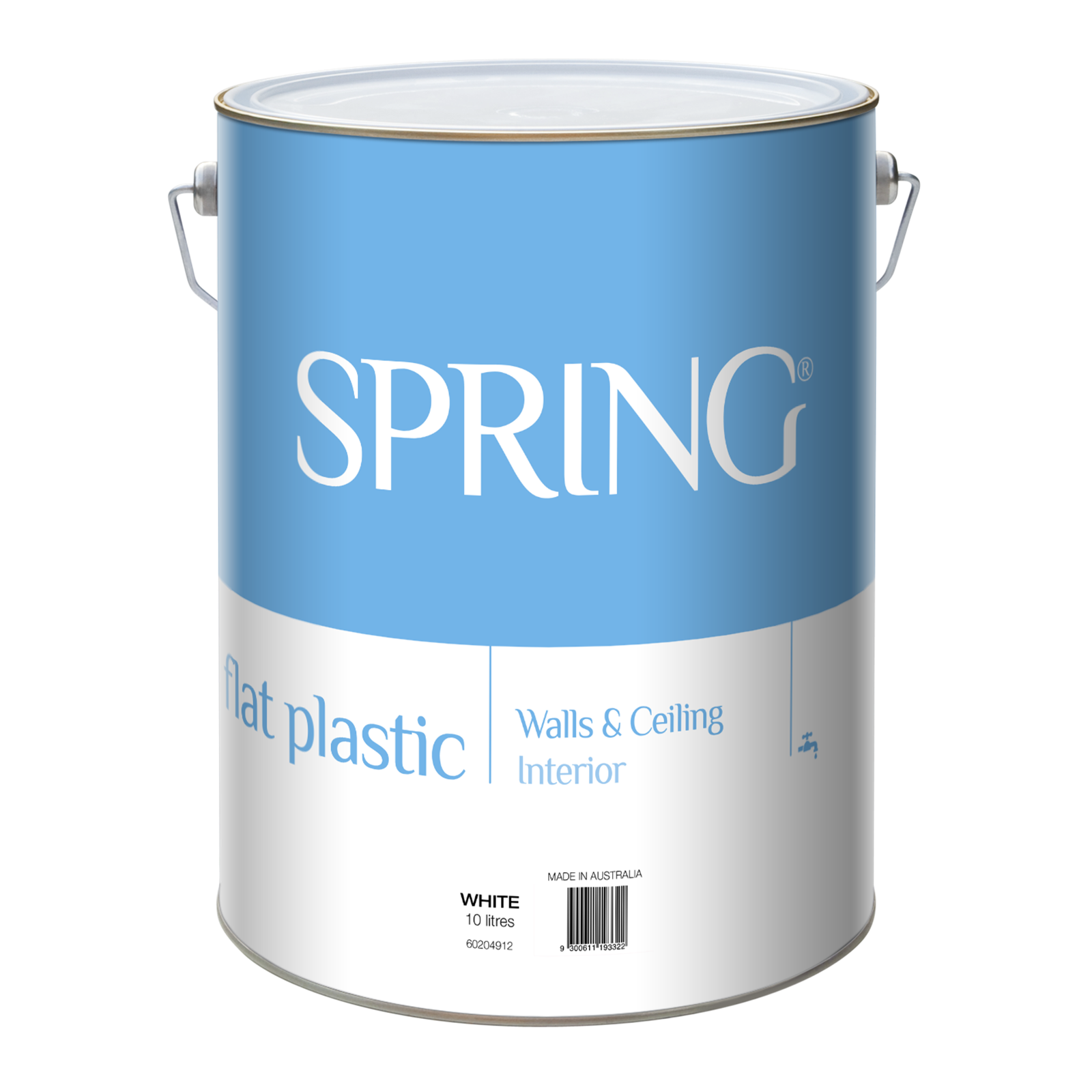 Spring 10L Flat White Interior Paint Bunnings Australia
