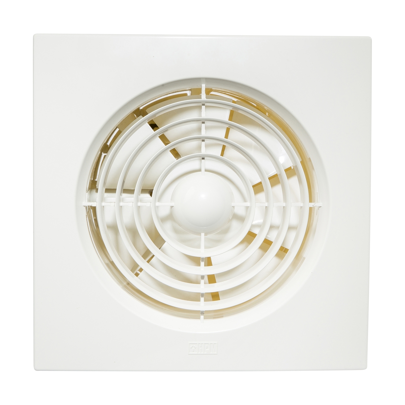 HPM 150mm White Wall Slimline Square Exhaust Fan With Auto Shutters -  Bunnings Australia