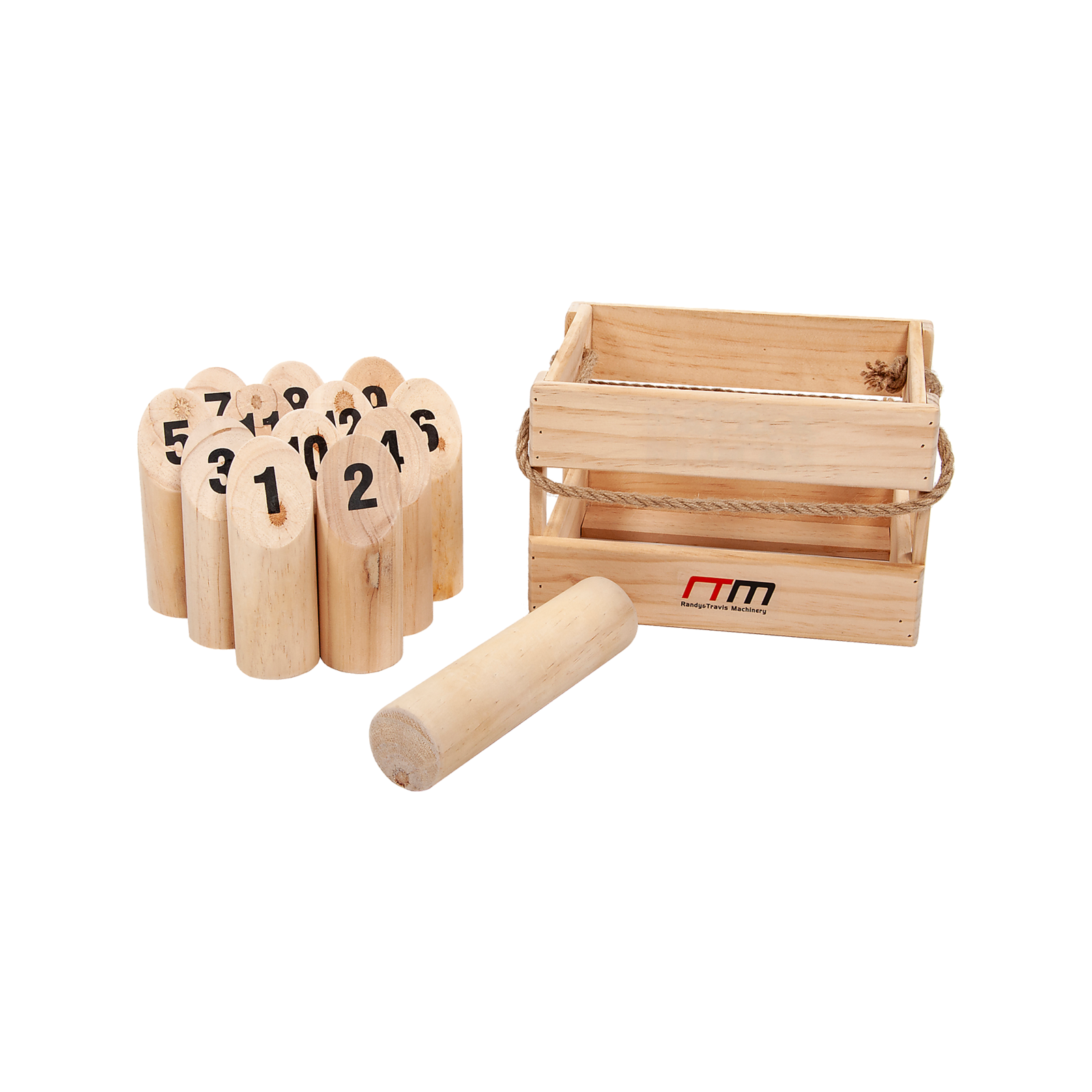 Number Toss Wooden Set Outdoor Games with Carry Case Bunnings Australia
