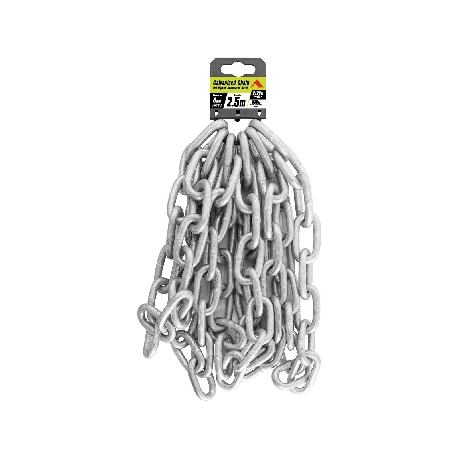 Pinnacle 8mm 5/16" x 2.5m Galvanised Chain Bunnings Australia