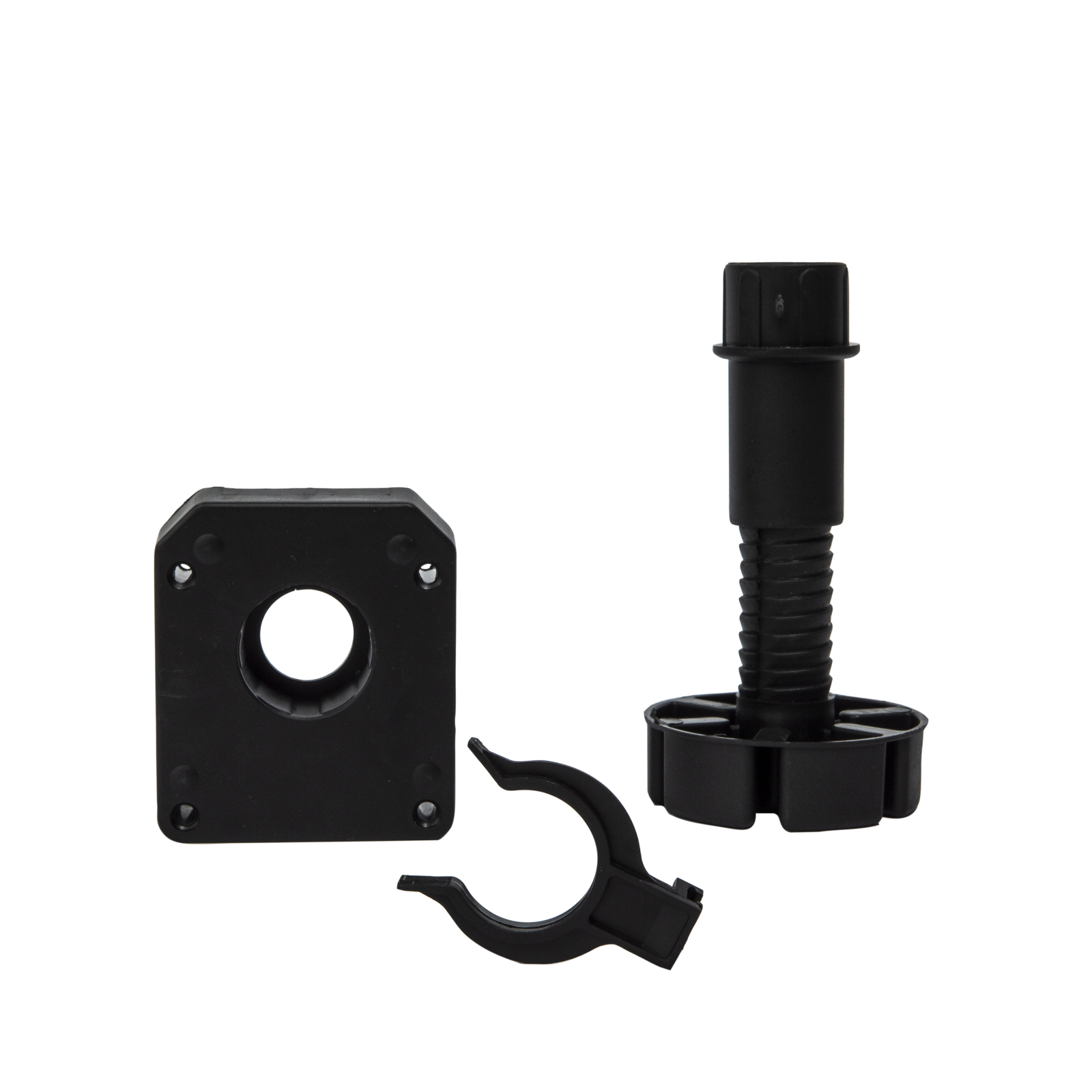 Hafele 120mm Black Adjustable Screw On Leg Set 4 Pack Bunnings Australia