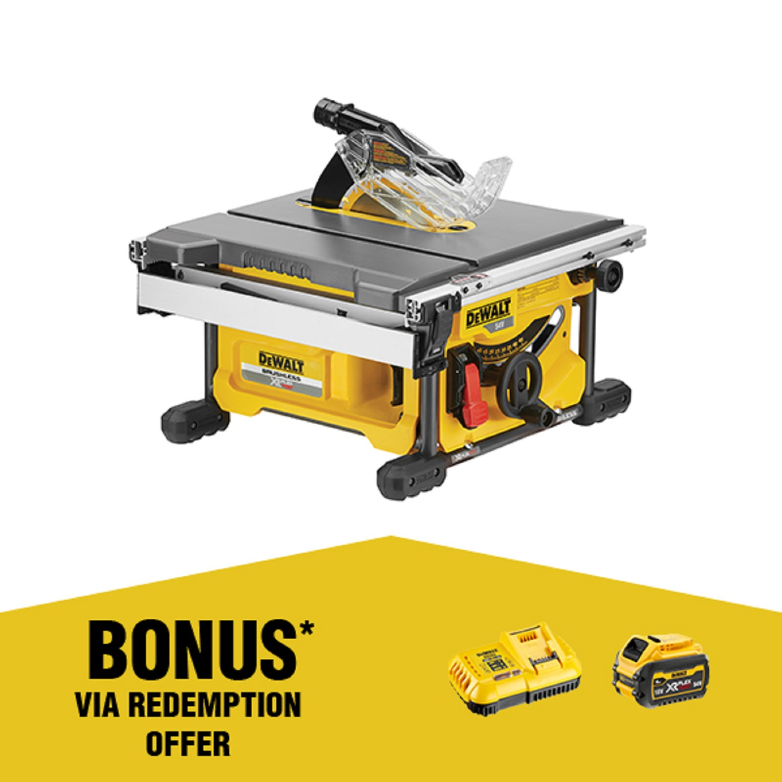 DeWALT 54V XR 210mm FLEXVOLT Table Saw Bunnings Australia