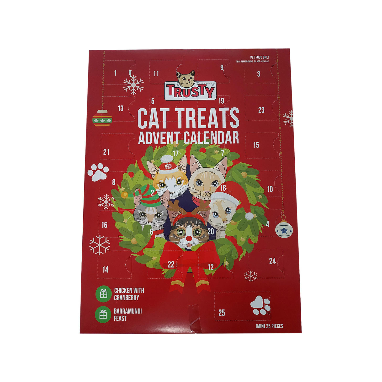 Trusty Christmas Advent Calendar Cat Treats Bunnings Australia