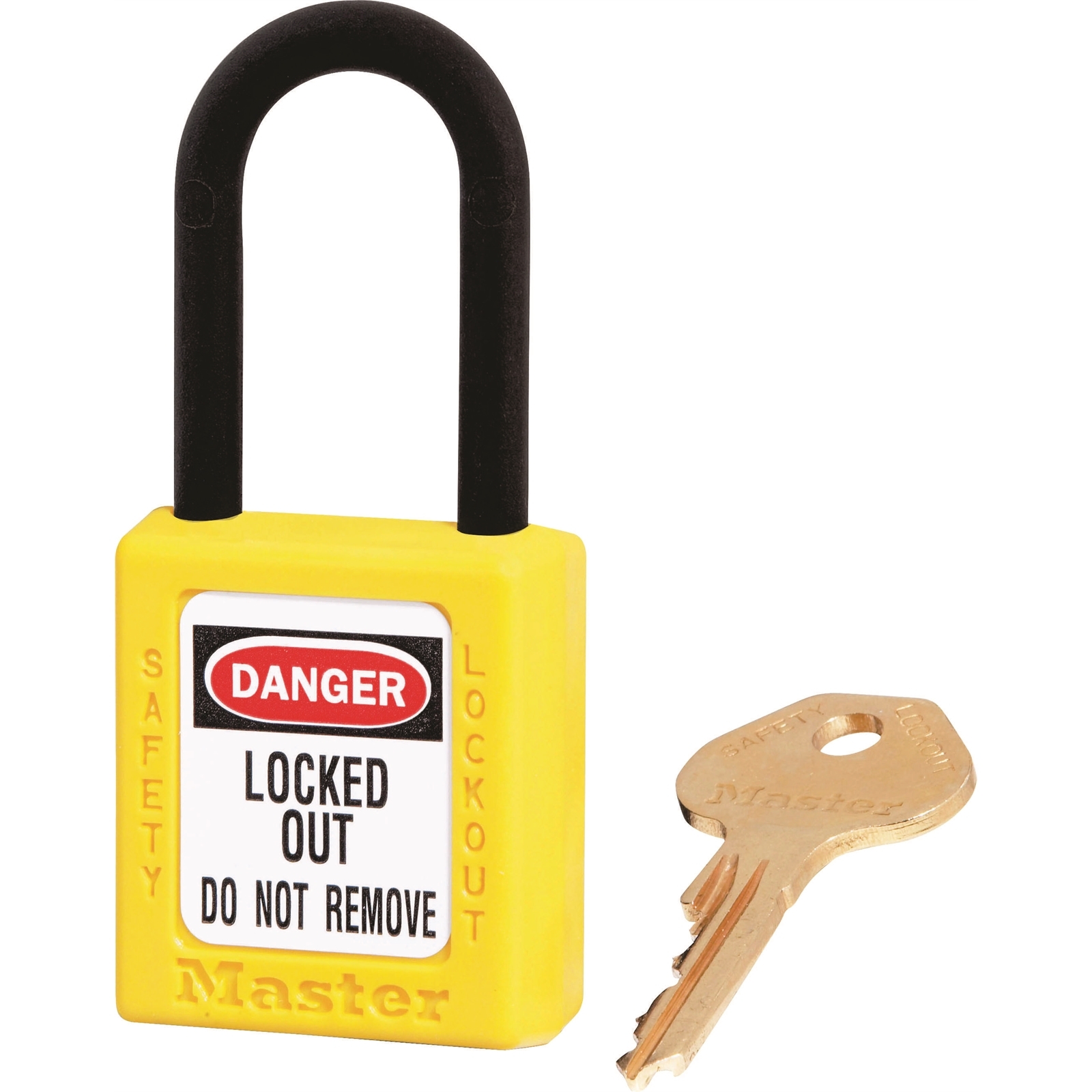 Master Lock Yellow KD NonConductive Lockout Padlock Bunnings Australia