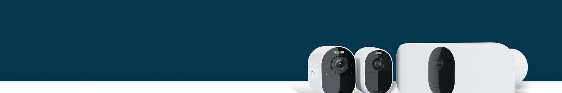 Background banner image displaying Arlo product.