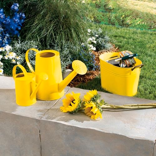Brighten
  up your garden with 2X Ultra Cover Gloss Paint in Sun Yellow.