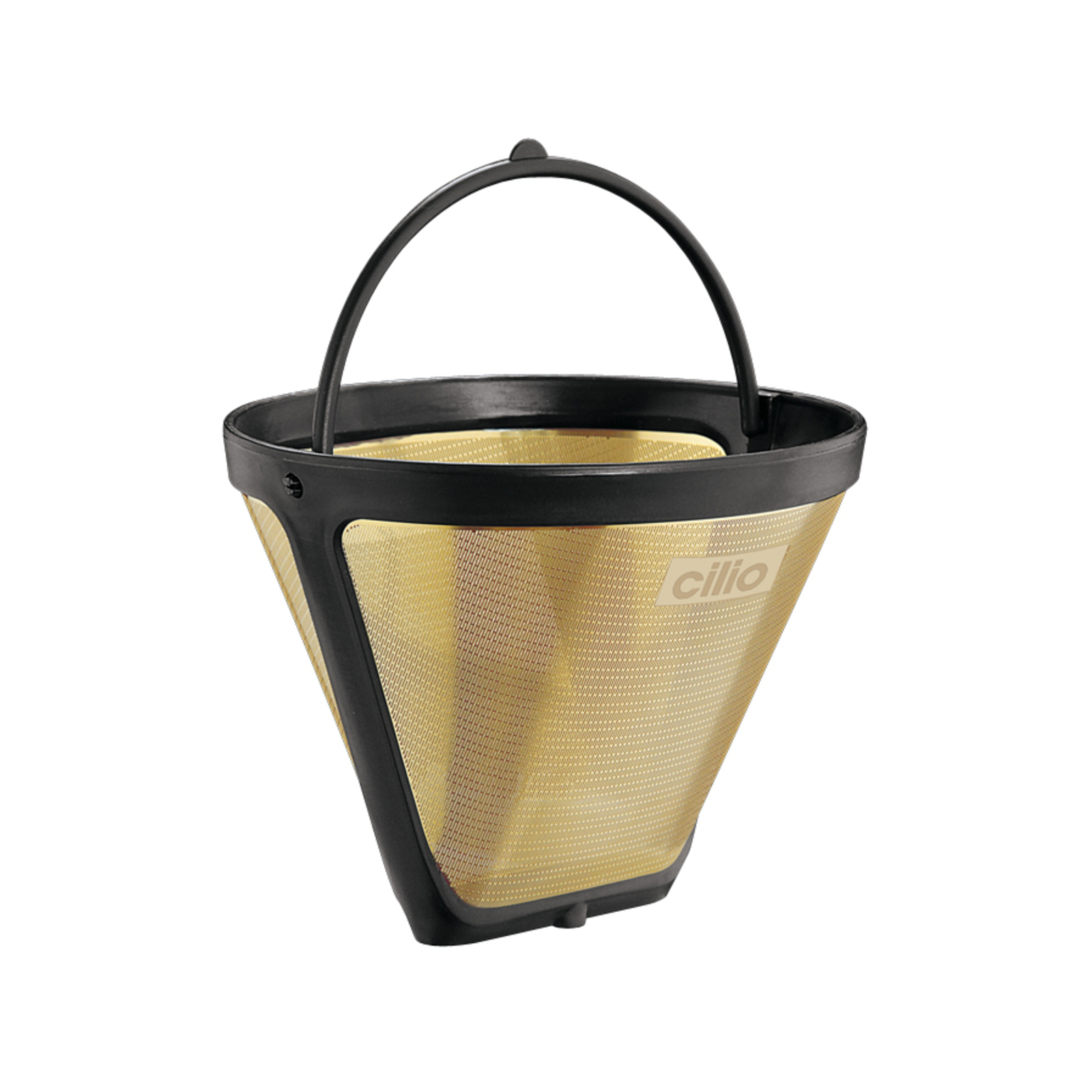 Cilio Gold Coffee Filter 24carat Gold Plated Suitable for Filter Size 2