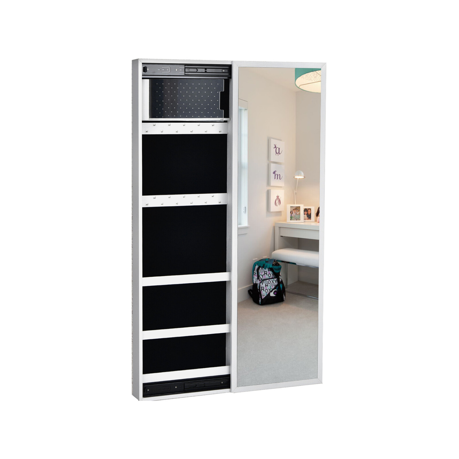 Costway WallMounted Mirror Jewellery Bunnings Australia