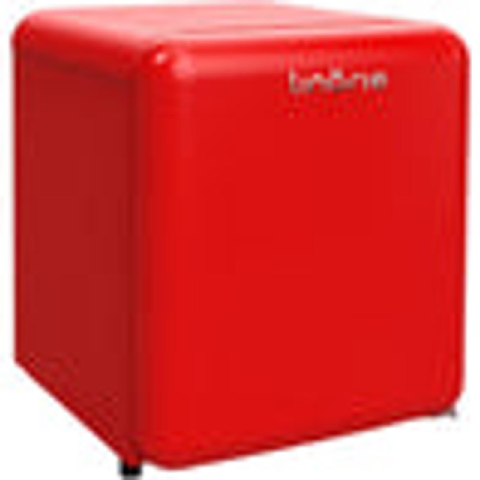 Chatel 48L Red Retro Mini Fridge with BuiltIn Freezer Compartment