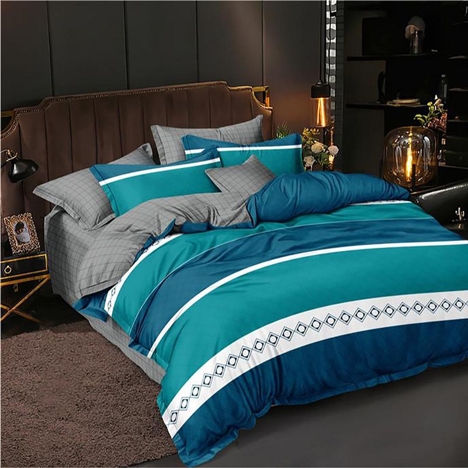 Fabric Fantastic Devon Super King Size Quilt/Doona/Duvet Cover Set