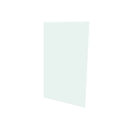 Vistelle 2070 x 1250 x 4mm Mist High Gloss Acrylic Bathroom Panel