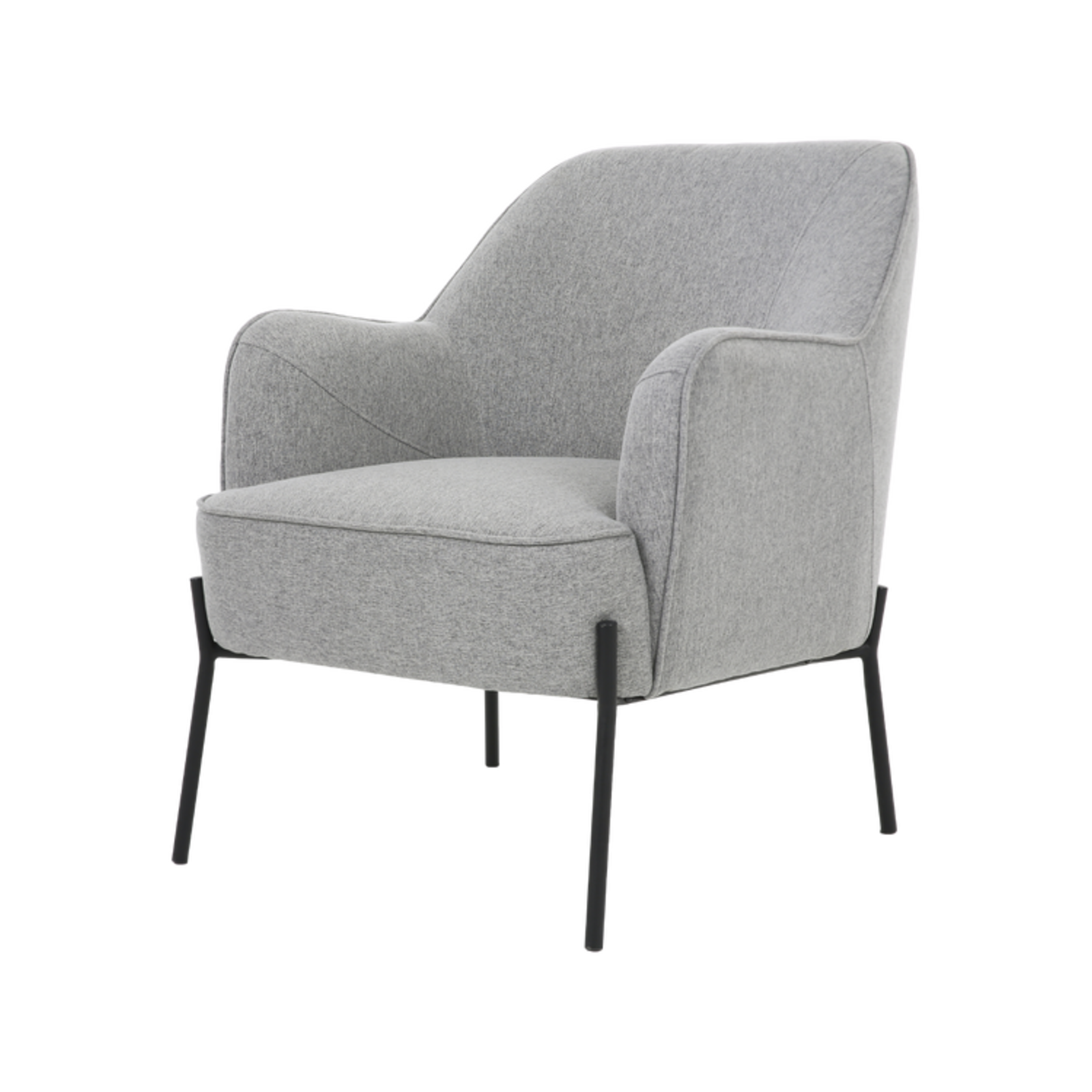 ONEX HuGo Upholstered Armchair - Light Grey - Bunnings Australia