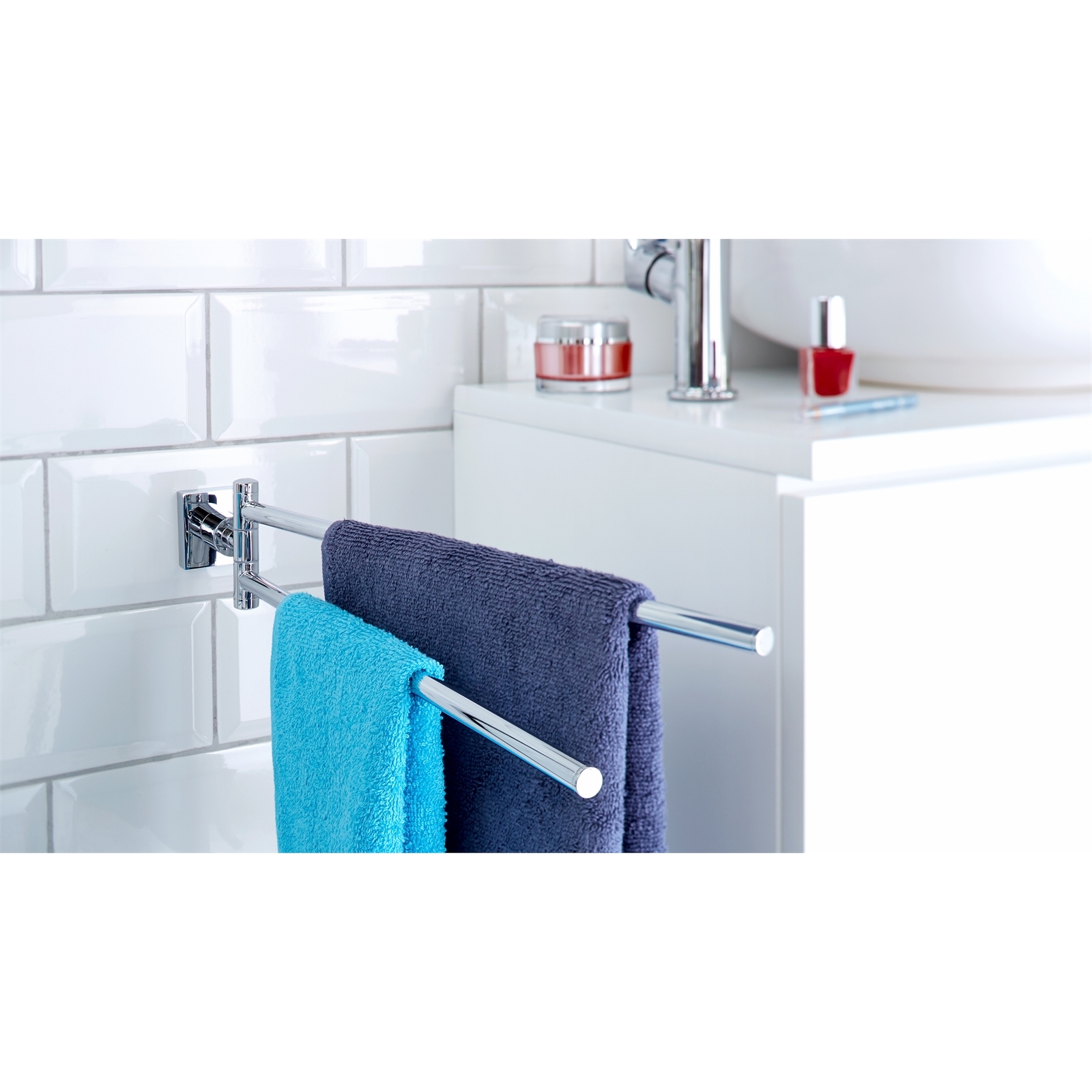 tesa Hukk 2 Armed Towel Holder - Bunnings Australia