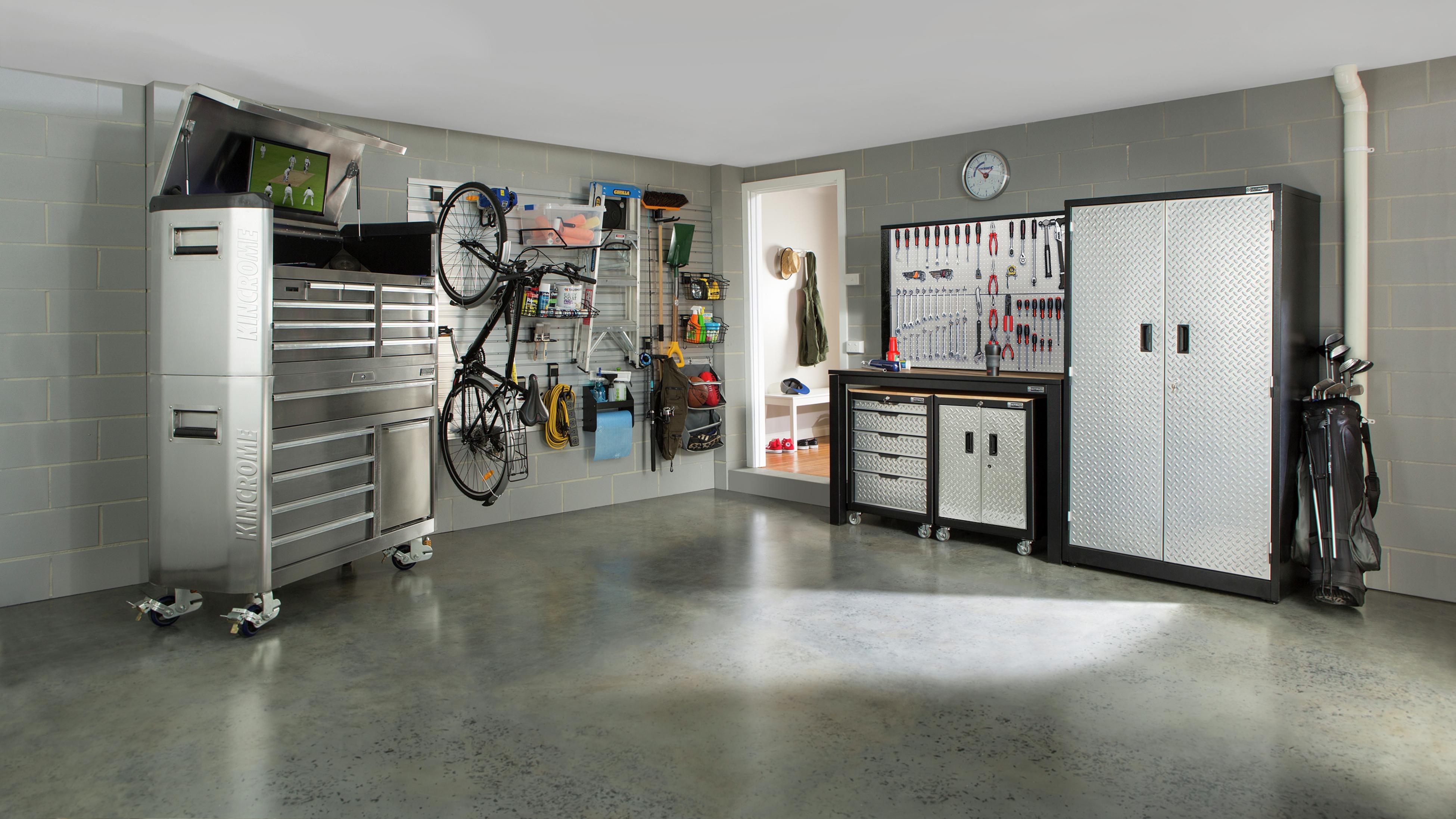 modern garage shelving ideas photo