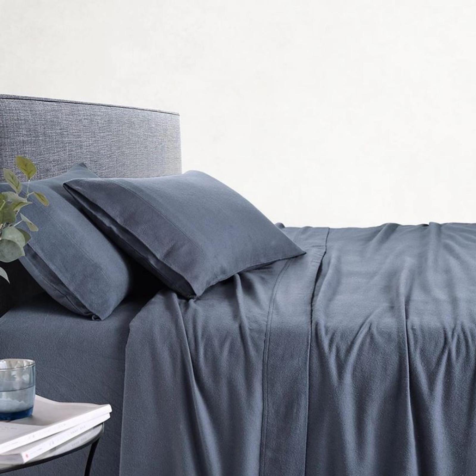 TwillWoven 170GSM Ultra Warm 100 Cotton Thermal Flannelette Sheet Set