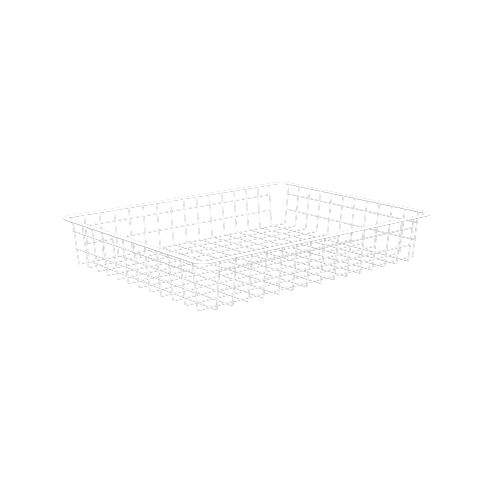 Flexi Storage 85mm White 1 Runner Wire Basket Bunnings Australia