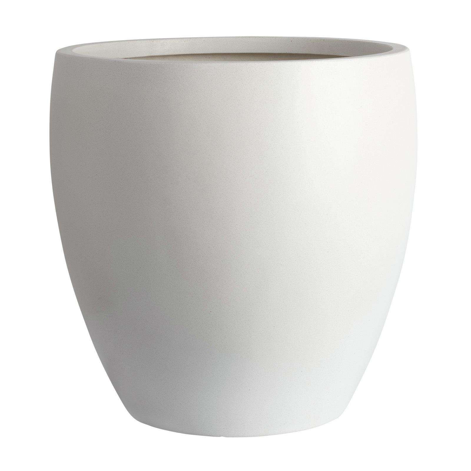 Tuscan Path 54 x 54cm White Harper Egg Fibreglass Pot Bunnings Australia