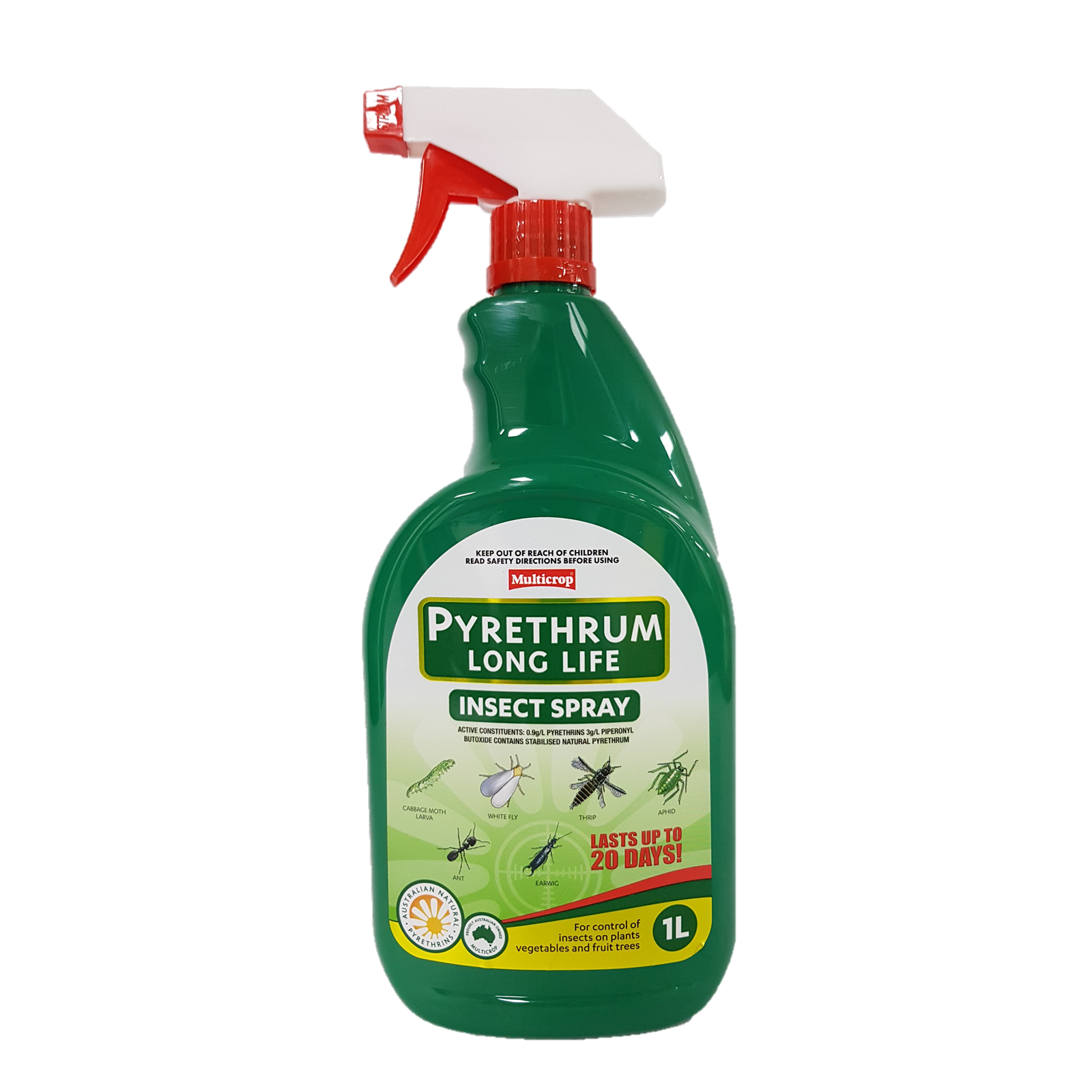 Multicrop 1L Pyrethrum Long Life Insecticide Bunnings Australia