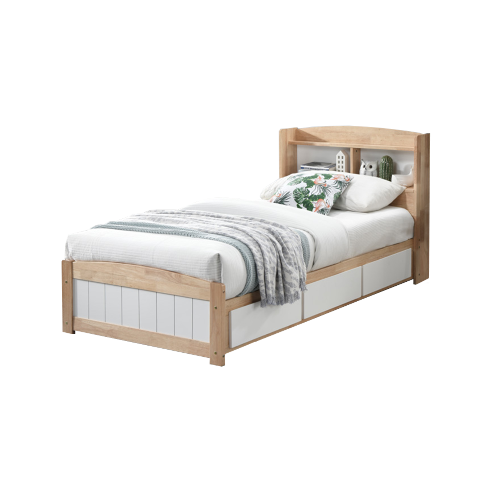 Rio Toddler Single Hardwood Bed Frame and Mattress Set Bunnings Australia