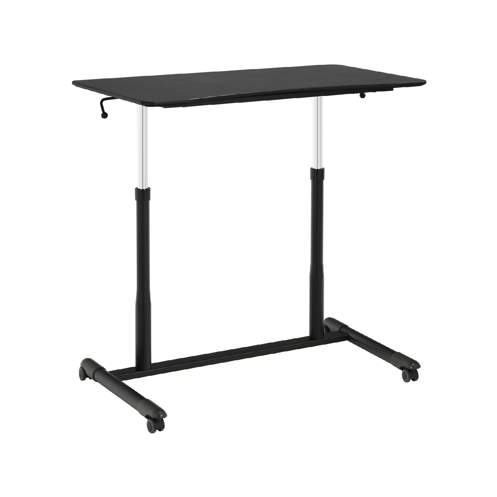 Costway Computer Desk Mobile Office Desks Home, Black Bunnings Australia