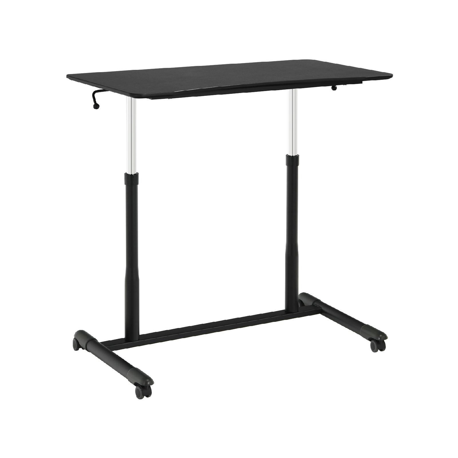 Costway Computer Desk Mobile Office Desks Home, Black - Bunnings Australia