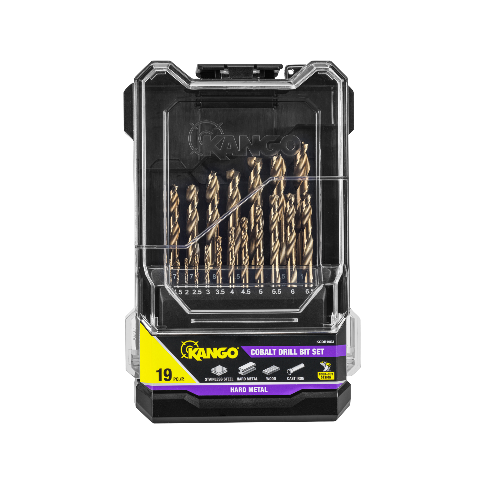 Kango 19 Piece Cobalt Drill Bit Set - Bunnings Australia
