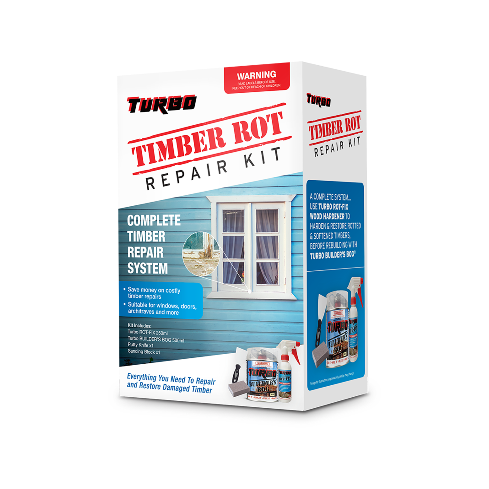 Turbo 500ml Timber Rot Repair Kit Bunnings Australia