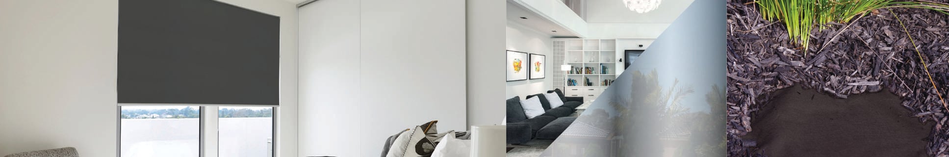 Bedroom, living room and outdoor area.