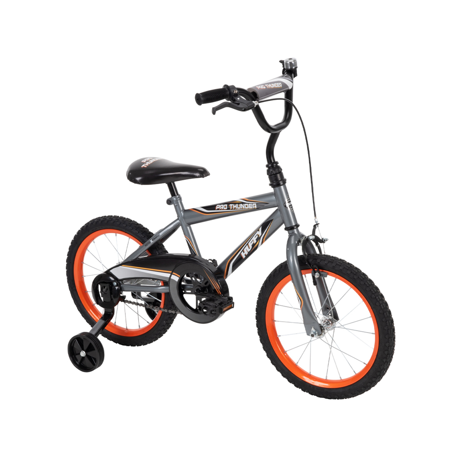 Huffy Pro Thunder 16" Kids Bicycle Bike 46yr Height 107122cm Grey