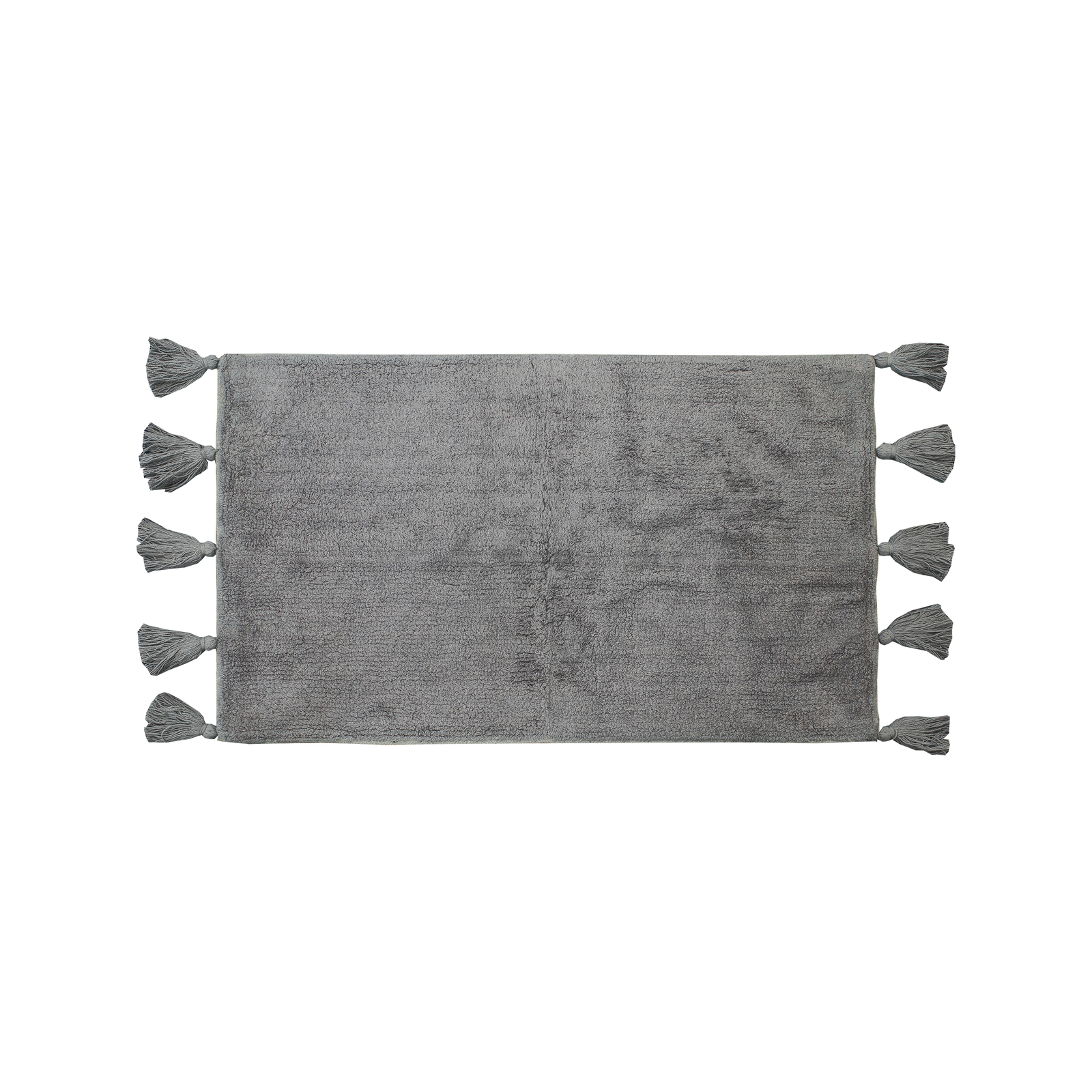 Softouch 80 x 50cm Grey Boho Cotton Bath Mat Bunnings New Zealand