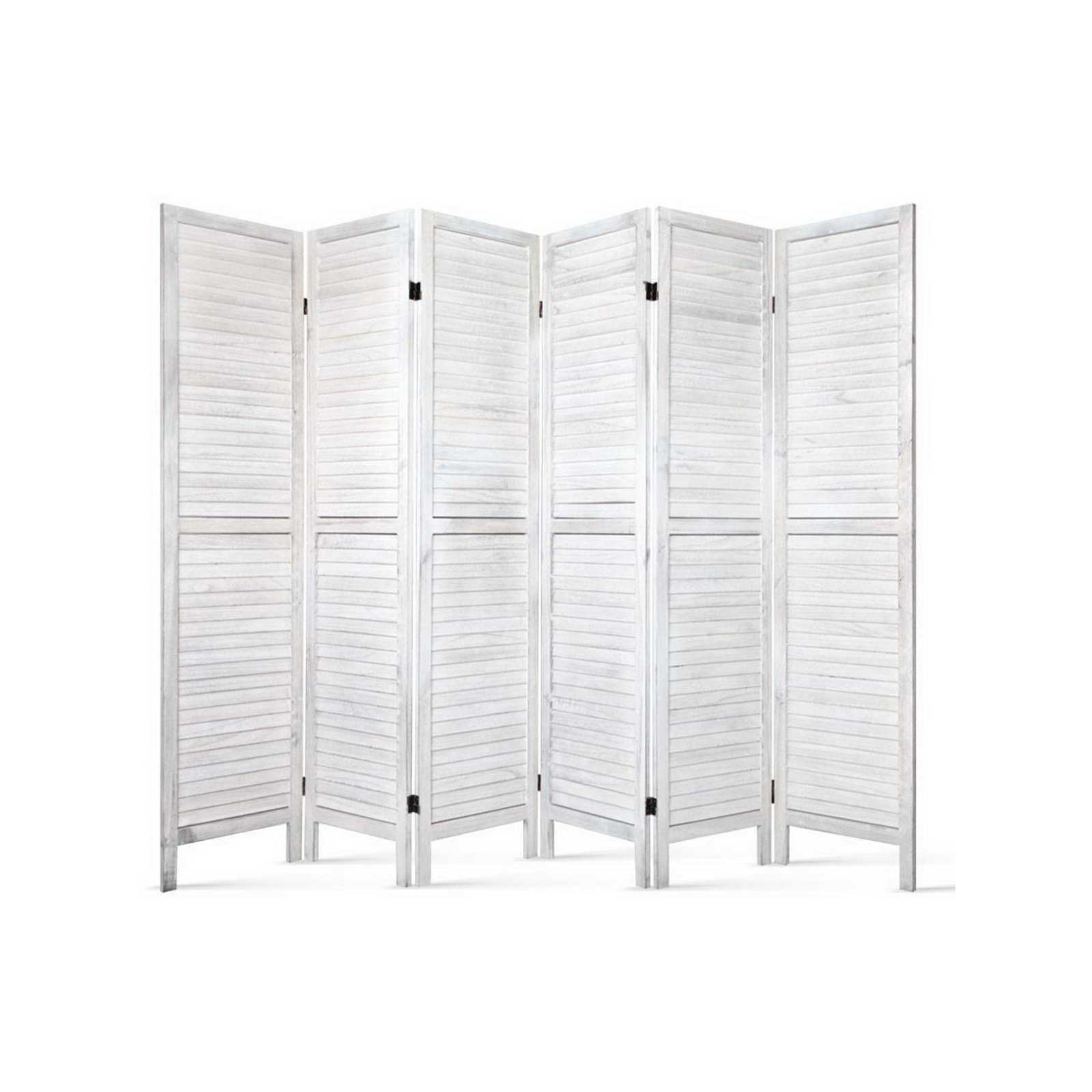 Artiss Room Divider Screen 6 Panel White Bunnings Australia