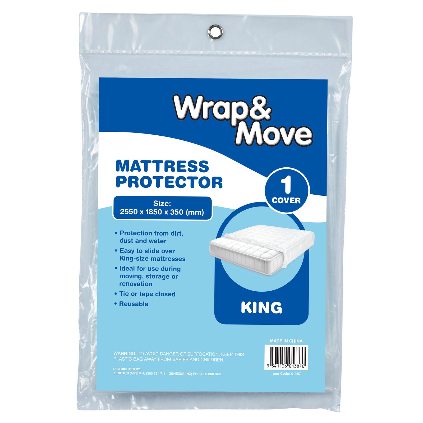 Wrap & Move King Mattress Protector Cover Bunnings Australia