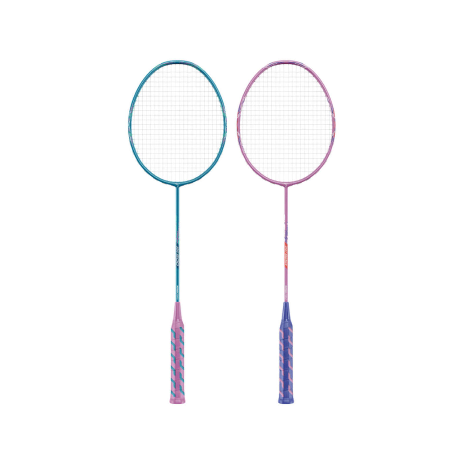 Bor 500 Outdoor Badminton Racket Set Blue Indigo