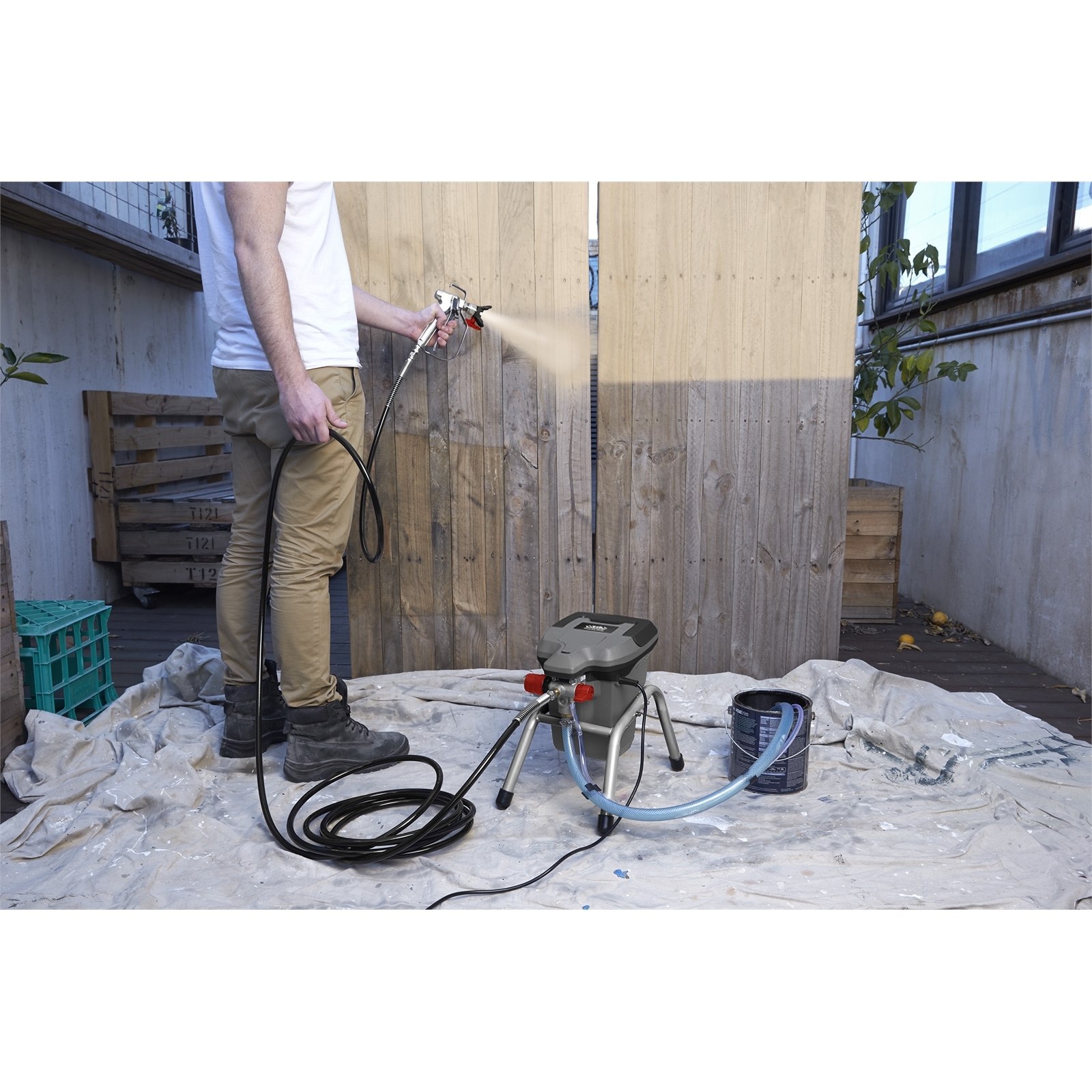 Ozito 700W Airless Paint Sprayer Bunnings Australia