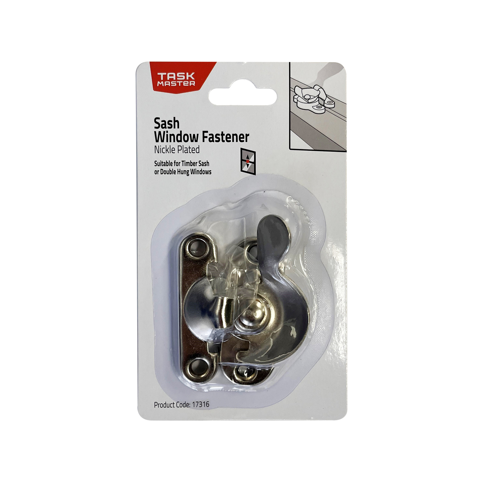 Taskmaster Window Sash Fastener Nickel Plated Bunnings Australia