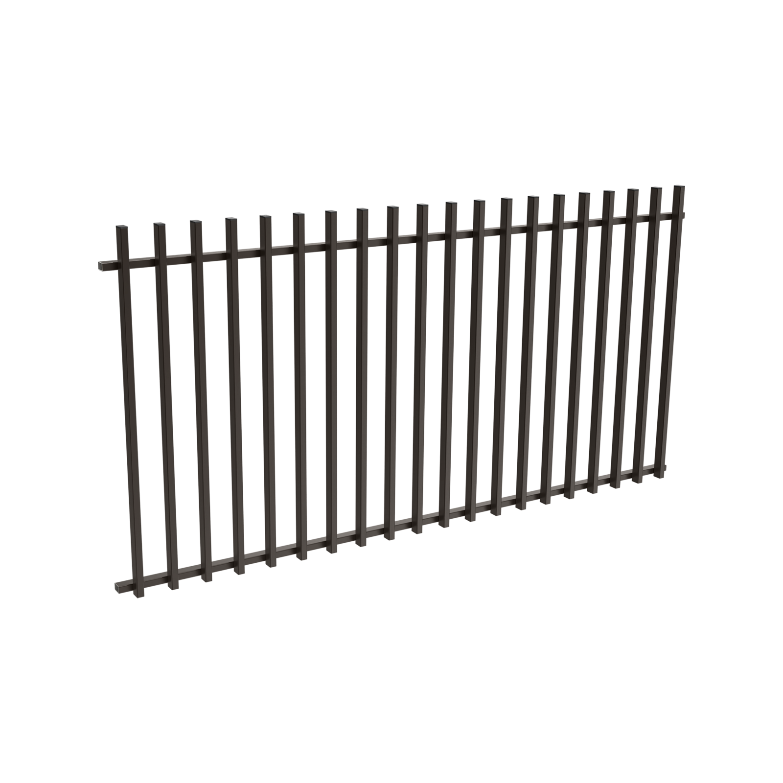 ProtectorAl 1201 2399 mm W x 1200 mm H Black Aluminium Pool Fence
