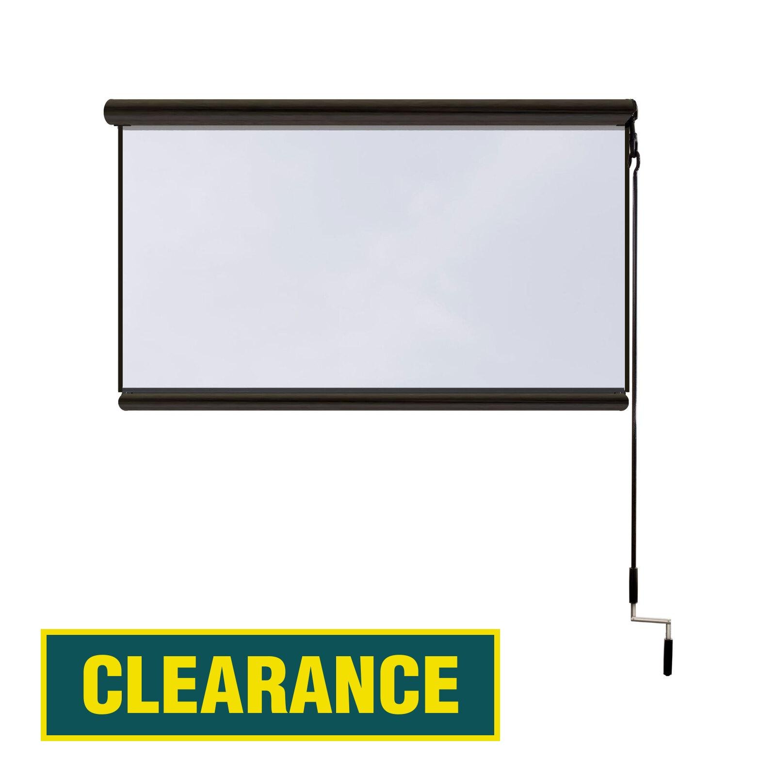 Bistro Blinds 2400 x 2400mm Clear Crank Blind Bunnings Australia