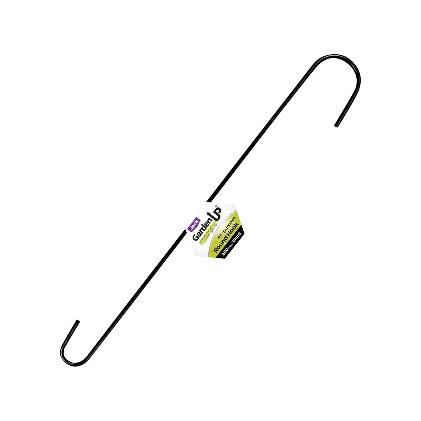 Jack 45cm Black Round Hanging Basket Hook Bunnings Australia