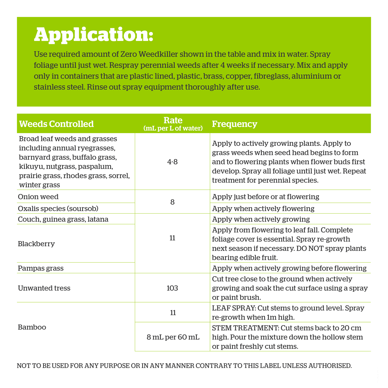 Yates 1L 490g/L Zero Weed Killer Super Concentrate Bunnings Australia